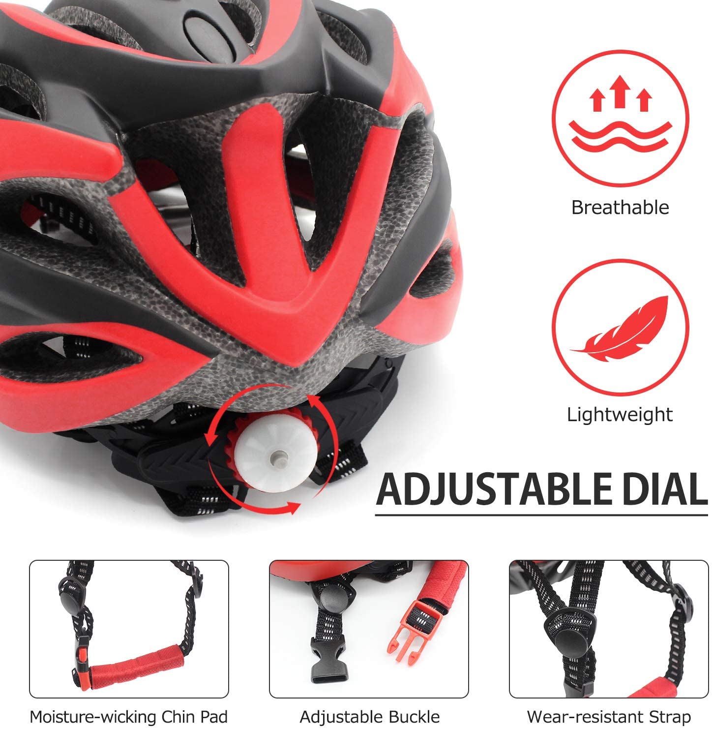 shine future Bike helmet, adjustable lightweight bicycle helmets for ...